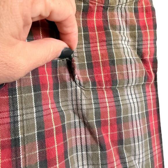 LL Bean Sz XLT Plaid Button Down Shirt‎ Outdoor Cabincore Preppy - Picture 14 of 16